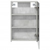 Szafka z lustrem do łazienki Betonowy szary 40 x 10,5 x 60,5 cm