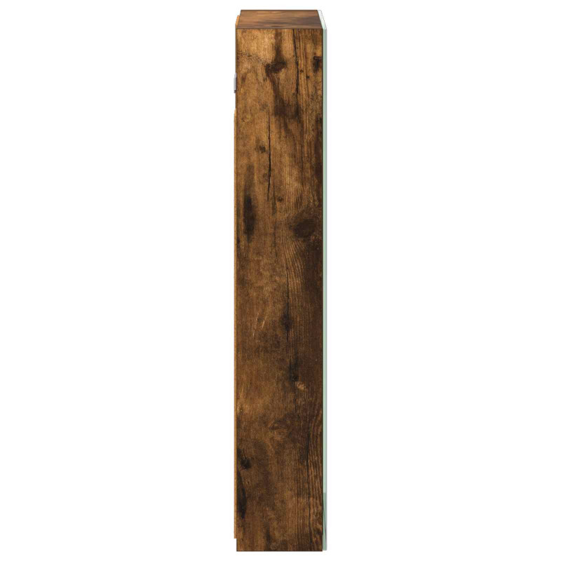 Szafka z lustrem do łazienki Dąb wędzony 40 x 10,5 x 60,5 cm