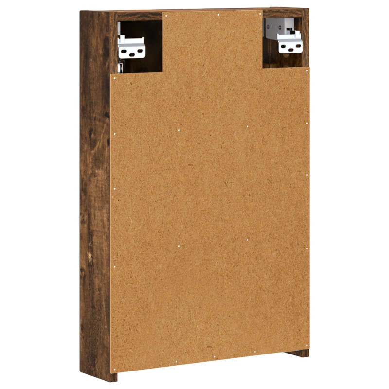 Szafka z lustrem do łazienki Dąb wędzony 40 x 10,5 x 60,5 cm