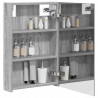 Szafka z lustrem do łazienki Szary Sonoma 40 x 10,5 x 60,5 cm