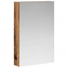 Szafka z lustrem do łazienki Stare drewno 40 x 10,5 x 60,5 cm