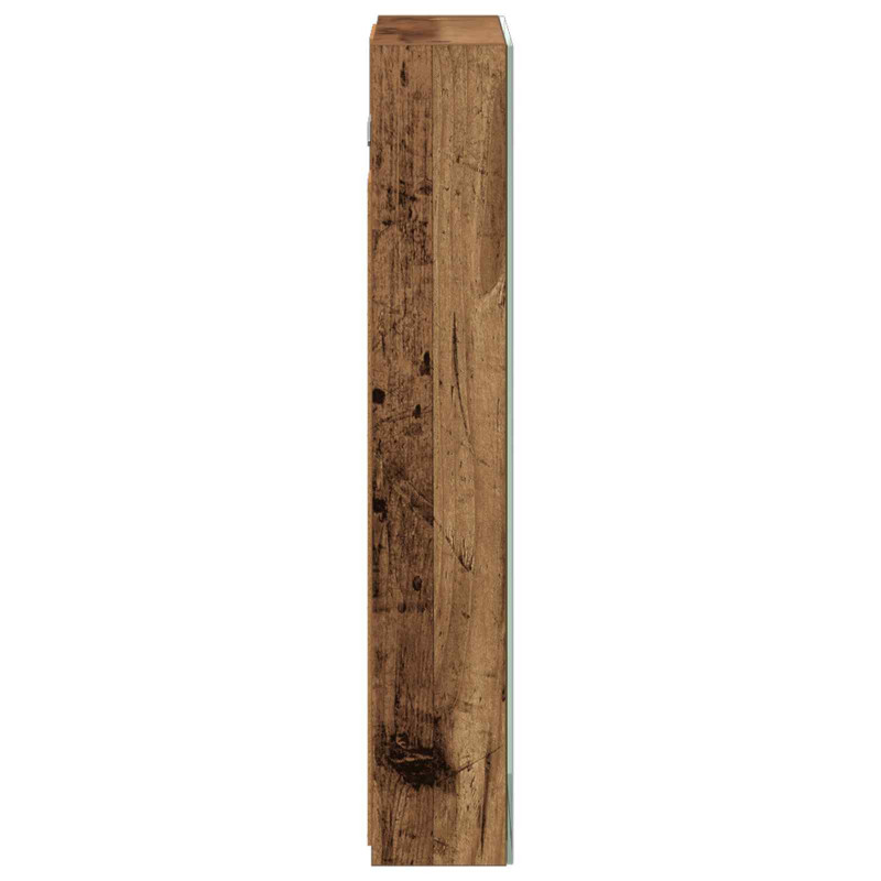 Szafka z lustrem do łazienki Stare drewno 40 x 10,5 x 60,5 cm