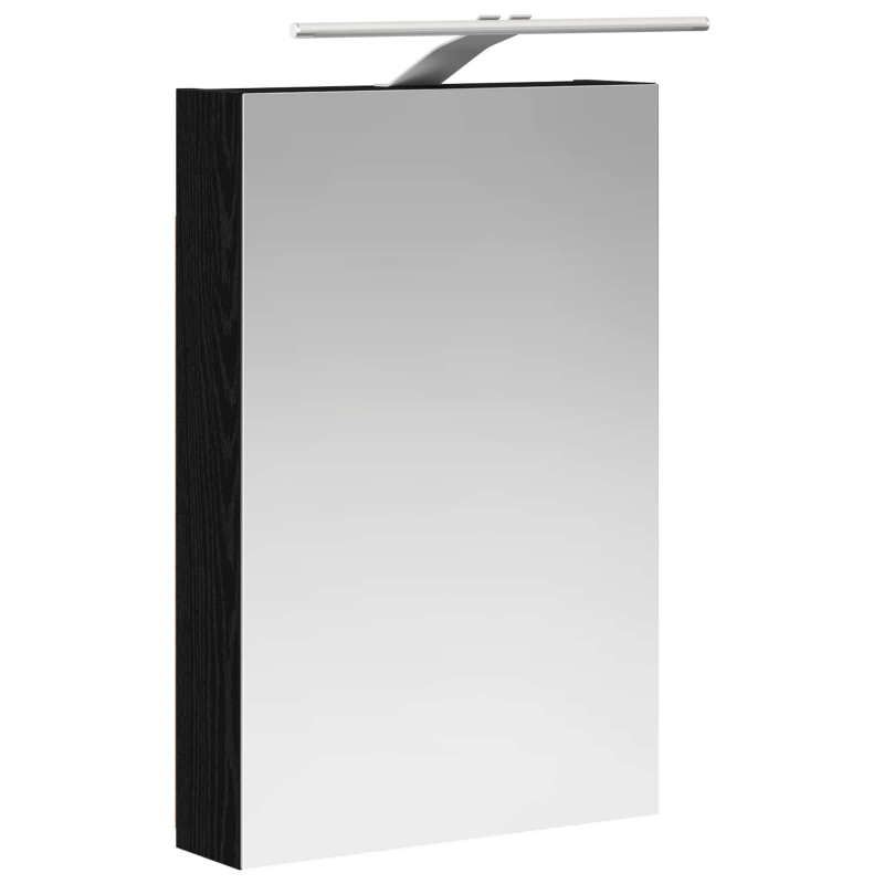 Szafka z lustrem do łazienki Czarny Dąb 40 x 10,5 x 60,5 cm
