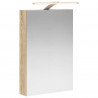 Szafka z lustrem do łazienki Dąb Sonoma 40 x 10,5 x 60,5 cm