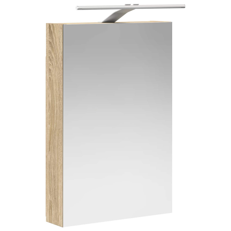 Szafka z lustrem do łazienki Dąb Sonoma 40 x 10,5 x 60,5 cm
