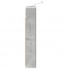 Szafka z lustrem do łazienki Betonowy szary 40 x 10,5 x 60,5 cm