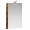 Szafka z lustrem do łazienki Dąb wędzony 40 x 10,5 x 60,5 cm