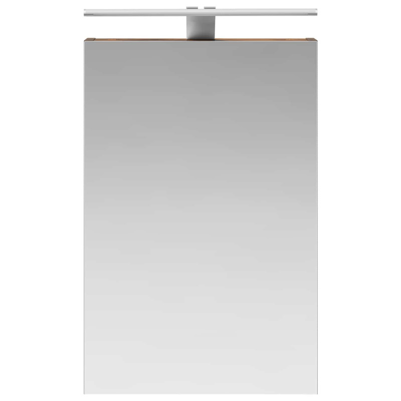 Szafka z lustrem do łazienki Dąb wędzony 40 x 10,5 x 60,5 cm