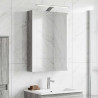 Szafka z lustrem do łazienki Szary Sonoma 40 x 10,5 x 60,5 cm