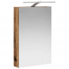 Szafka z lustrem do łazienki Stare drewno 40 x 10,5 x 60,5 cm