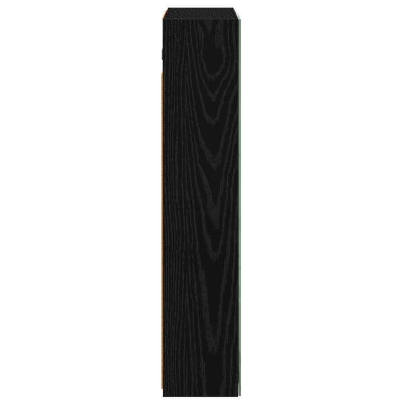 Szafka z lustrem do łazienki Czarny Dąb 50 x 14,5 x 70 cm