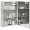 Szafka z lustrem do łazienki Betonowy szary 50 x 14,5 x 70 cm