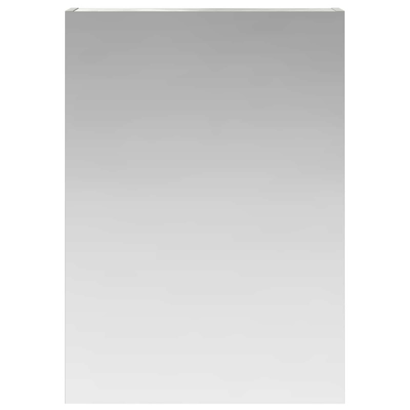 Szafka z lustrem do łazienki Betonowy szary 50 x 14,5 x 70 cm