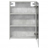 Szafka z lustrem do łazienki Betonowy szary 50 x 14,5 x 70 cm