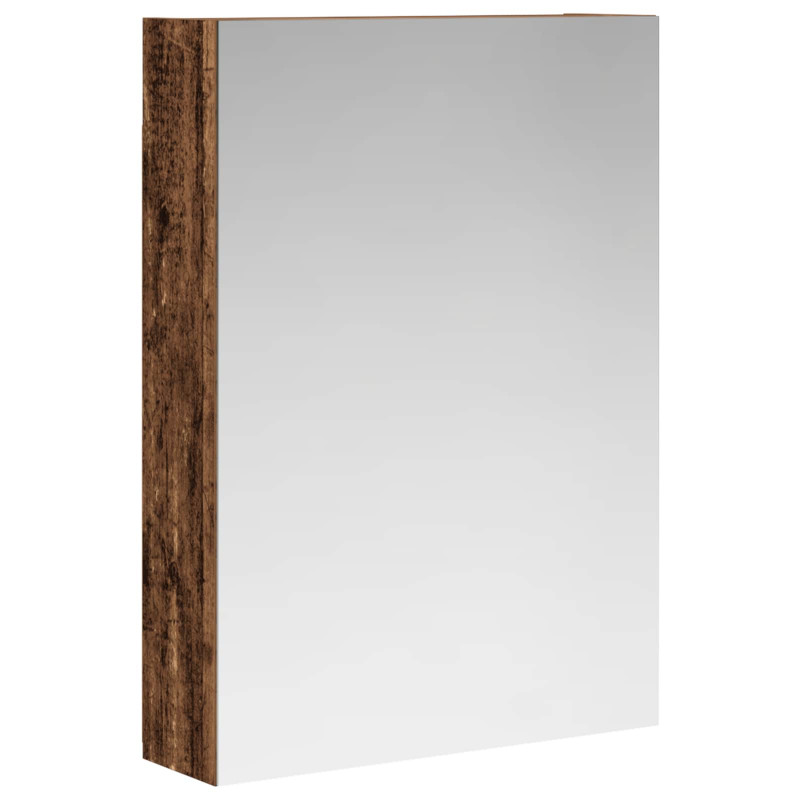 Szafka z lustrem do łazienki Stare drewno 50 x 14,5 x 70 cm