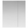 Szafka z lustrem do łazienki Betonowy szary 60 x 14,5 x 70 cm