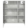 Szafka z lustrem do łazienki Betonowy szary 60 x 14,5 x 70 cm