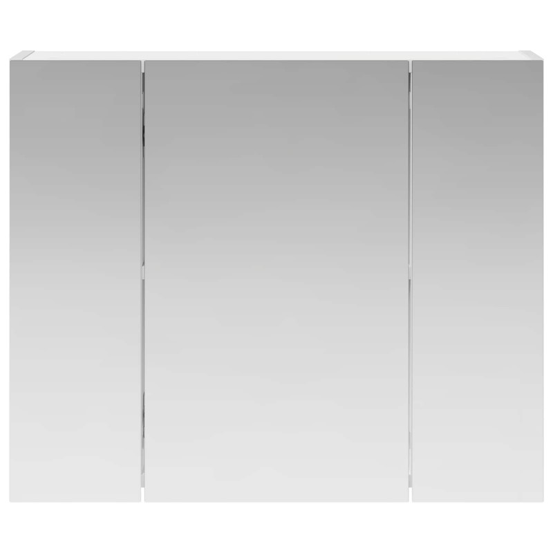 Szafka z lustrem do łazienki Biały 60 x 14,5 x 50 cm