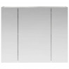 Szafka z lustrem do łazienki Betonowy szary 60 x 14,5 x 50 cm