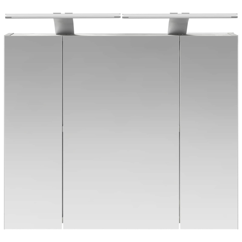 Szafka z lustrem do łazienki Betonowy szary 60 x 14,5 x 50 cm