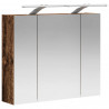 Szafka z lustrem do łazienki Stare drewno 60 x 14,5 x 50 cm