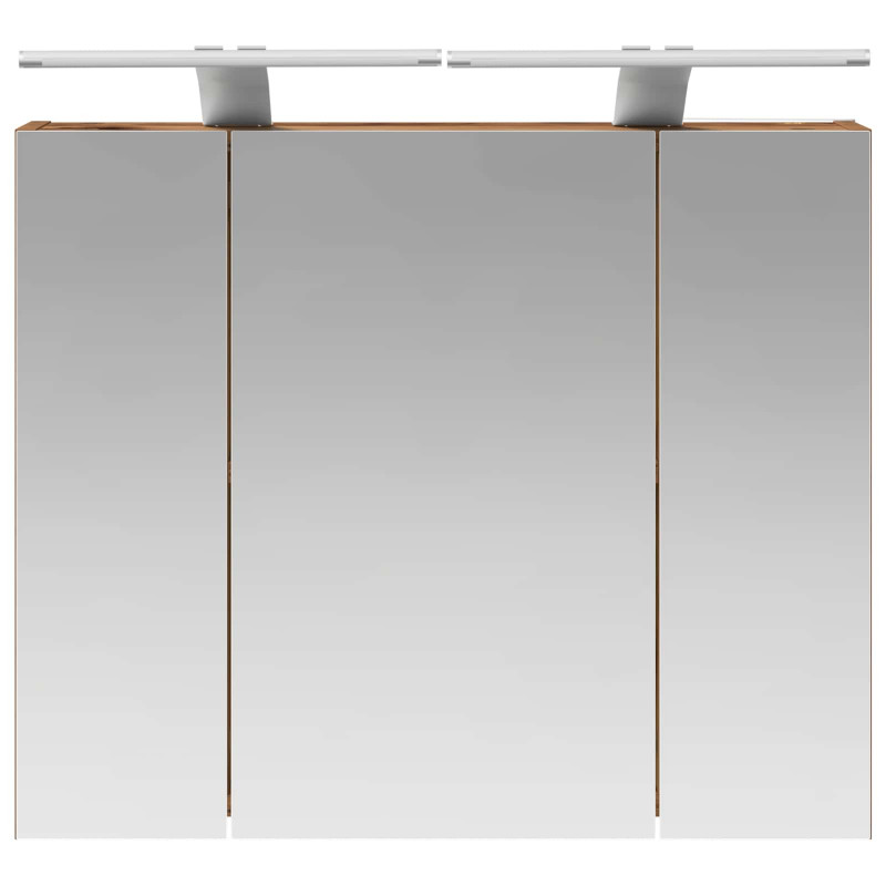 Szafka z lustrem do łazienki Stare drewno 60 x 14,5 x 50 cm