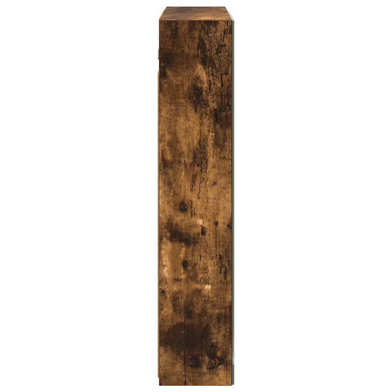 Szafka z lustrem do łazienki Dąb wędzony 70 x 14,5 x 70 cm