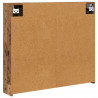 Szafka z lustrem do łazienki Stare drewno 80 x 14.5 x 70 cm