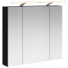 Szafka z lustrem do łazienki Czarny Dąb 80 x 14.5 x 70 cm