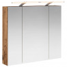 Szafka z lustrem do łazienki Stare drewno 80 x 14.5 x 70 cm