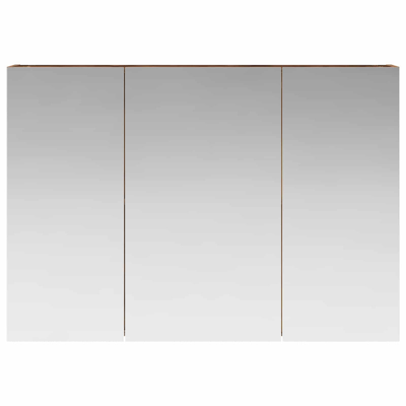 Szafka z lustrem do łazienki Stare drewno 100 x 14,5 x 70 cm