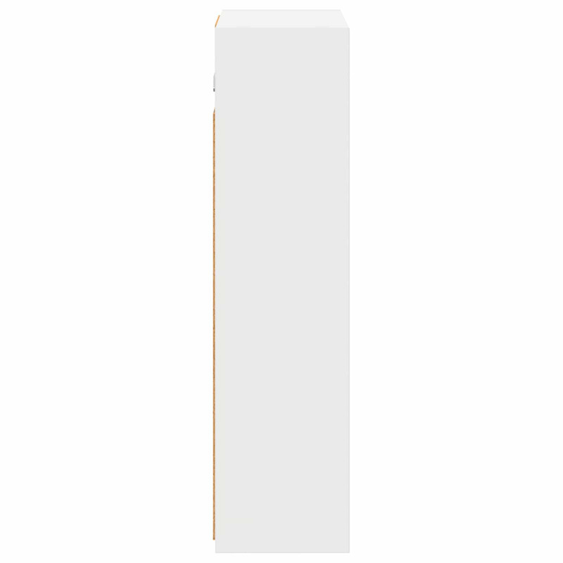 Szafka z lustrem do łazienki z półką Biały 43 x 16 x 62.5 cm