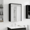 Szafka z lustrem do łazienki Czarny Dąb 43 x 16 x 62.5 cm