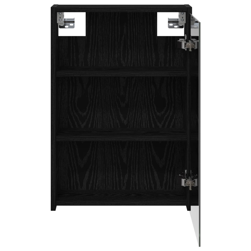 Szafka z lustrem do łazienki Czarny Dąb 43 x 16 x 62.5 cm