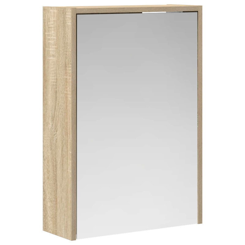 Szafka z lustrem do łazienki Dąb Sonoma 43 x 16 x 62.5 cm