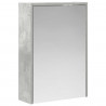 Szafka z lustrem do łazienki Betonowy szary 43 x 16 x 62.5 cm