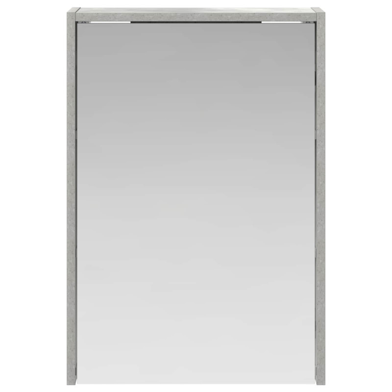 Szafka z lustrem do łazienki Betonowy szary 43 x 16 x 62.5 cm