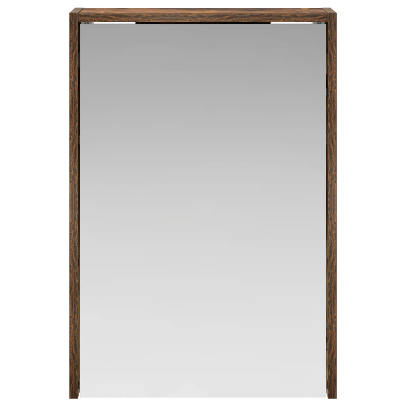 Szafka z lustrem do łazienki Dąb wędzony 43 x 16 x 62.5 cm
