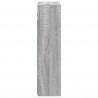 Szafka z lustrem do łazienki Szary Sonoma 43 x 16 x 62.5 cm