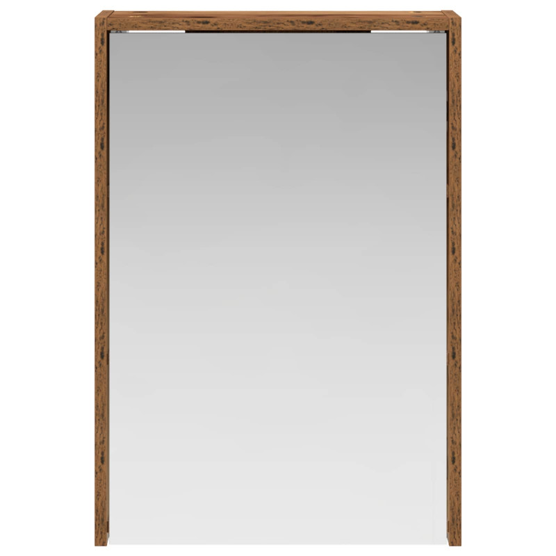 Szafka z lustrem do łazienki Stare drewno 43 x 16 x 62.5 cm