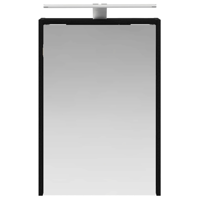 Szafka z lustrem do łazienki Czarny Dąb 43 x 16 x 62.5 cm