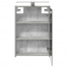Szafka z lustrem do łazienki Betonowy szary 43 x 16 x 62.5 cm
