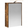 Szafka z lustrem do łazienki Dąb wędzony 43 x 16 x 62.5 cm