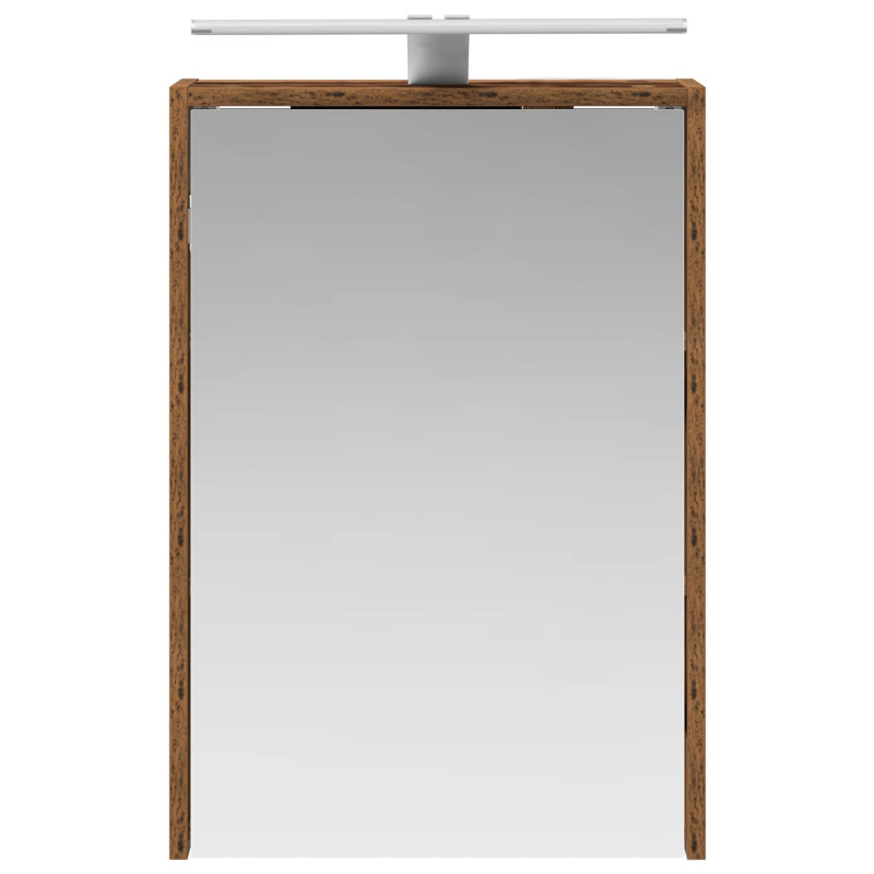 Szafka z lustrem do łazienki Stare drewno 43 x 16 x 62.5 cm