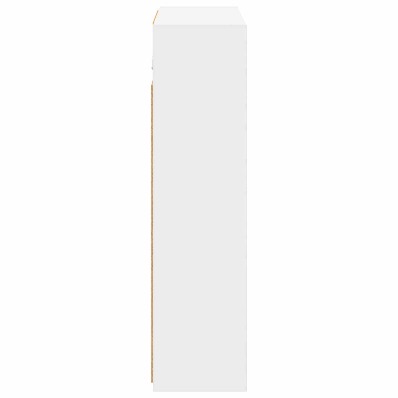 Szafka z lustrem do łazienki Biały 63,5 x 16 x 62,5 cm