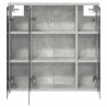 Szafka z lustrem do łazienki Betonowy szary 63,5 x 16 x 62,5 cm