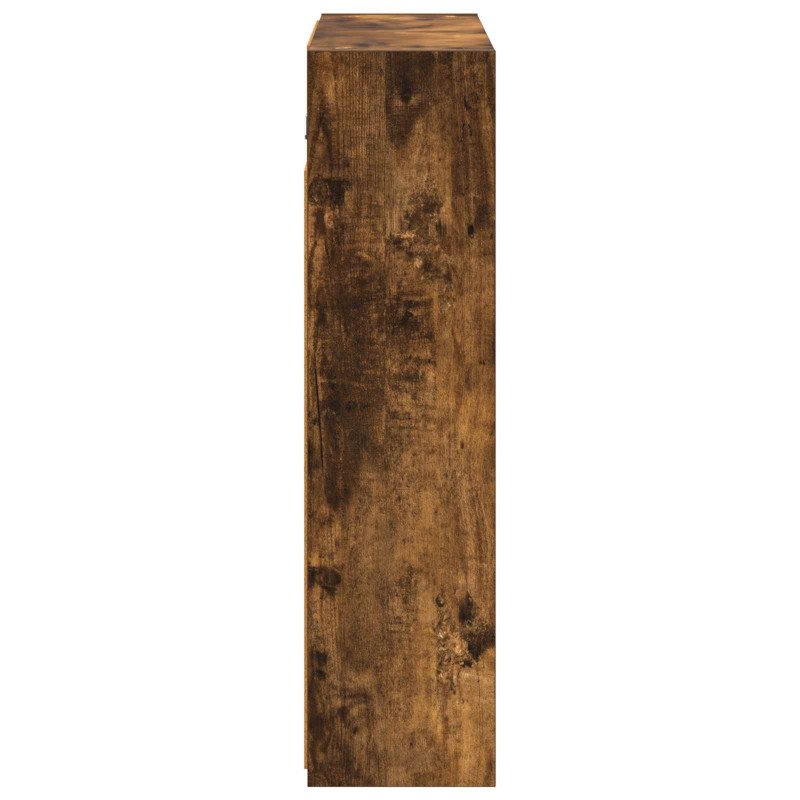 Szafka z lustrem do łazienki Dąb wędzony 63,5 x 16 x 62,5 cm