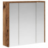 Szafka z lustrem do łazienki Stare drewno 63,5 x 16 x 62,5 cm