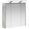 Szafka z lustrem do łazienki Betonowy szary 63,5 x 16 x 62,5 cm