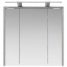 Szafka z lustrem do łazienki Betonowy szary 63,5 x 16 x 62,5 cm